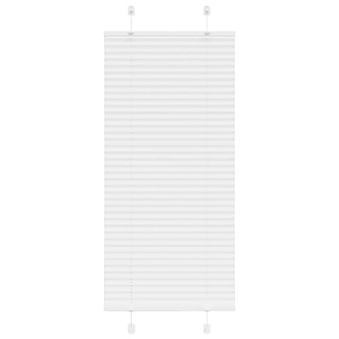 Vidaxl plissé rolgordijn 60x100 cm stofbreedte 59,4 cm polyester wit
