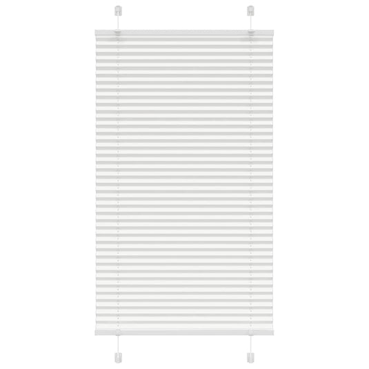 Vidaxl plissé rolgordijn 70x100 cm stofbreedte 69,4 cm polyester wit