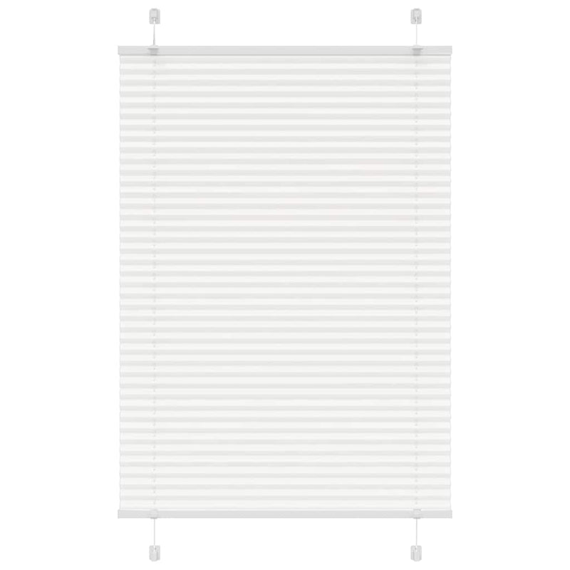 Load image into Gallery viewer, Vidaxl plissé rolgordijn 85x100 cm stofbreedte 84,4 cm polyester wit
