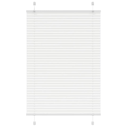 Vidaxl plissé rolgordijn 90x100 cm stofbreedte 89,4 cm polyester wit