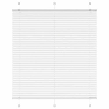 Vidaxl plissé rolgordijn 115x100cm stofbreedte 114,4cm polyester wit