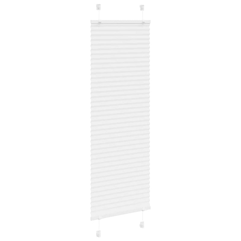 Load image into Gallery viewer, Vidaxl plissé rolgordijn 40x150 cm stofbreedte 39,4 cm polyester wit
