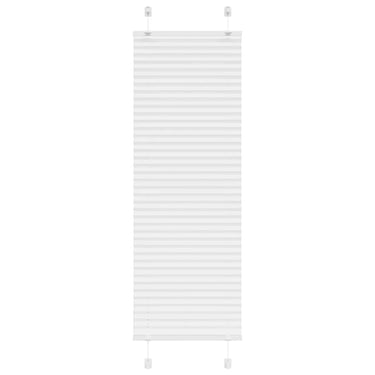 Vidaxl plissé rolgordijn 45x150 cm stofbreedte 44,4 cm polyester wit