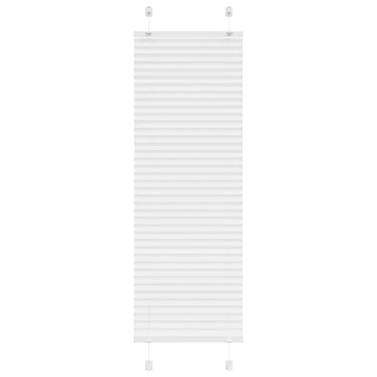 Vidaxl plissé rolgordijn 50x150 cm stofbreedte 49,4 cm polyester wit