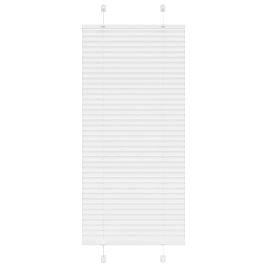 Vidaxl plissé rolgordijn 55x150 cm stofbreedte 54,4 cm polyester wit