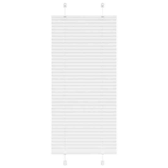 Vidaxl plissé rolgordijn 60x150 cm stofbreedte 59,4 cm polyester wit
