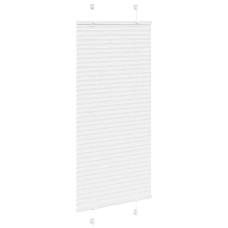 Load image into Gallery viewer, Vidaxl plissé rolgordijn 60x150 cm stofbreedte 59,4 cm polyester wit
