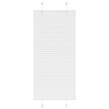 Vidaxl plissé rolgordijn 65x150 cm stofbreedte 64,4 cm polyester wit
