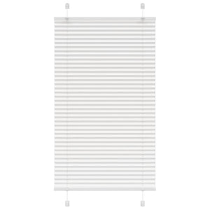 Vidaxl plissé rolgordijn 70x150 cm stofbreedte 69,4 cm polyester wit