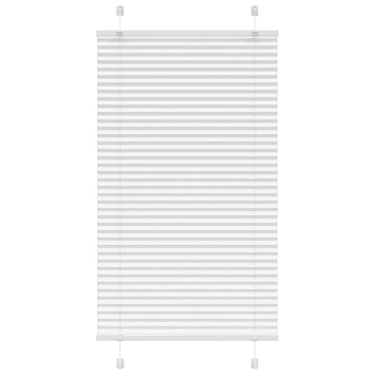 Vidaxl plissé rolgordijn 70x150 cm stofbreedte 69,4 cm polyester wit