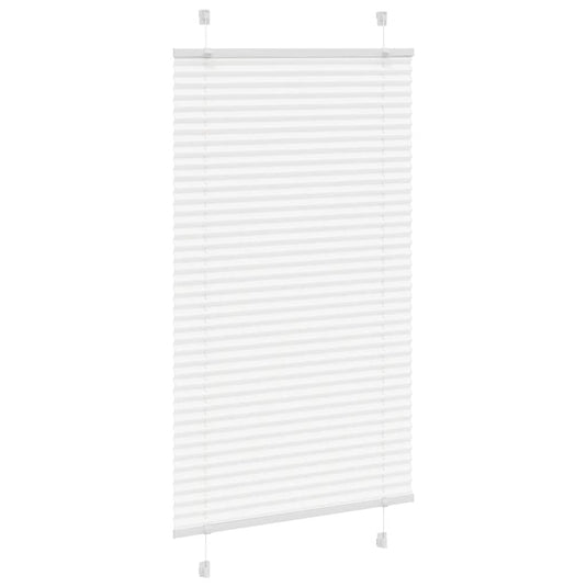 Vidaxl plissé rolgordijn 70x150 cm stofbreedte 69,4 cm polyester wit