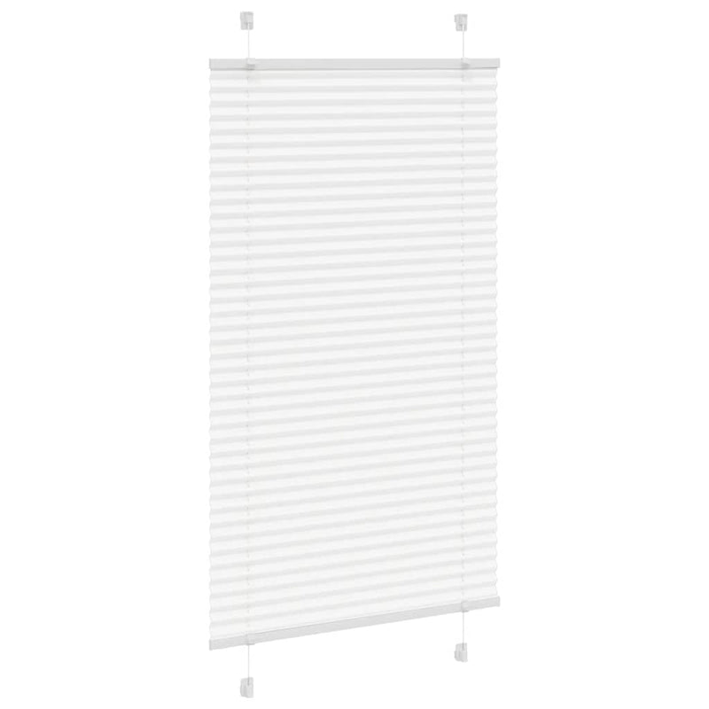 Load image into Gallery viewer, Vidaxl plissé rolgordijn 70x150 cm stofbreedte 69,4 cm polyester wit
