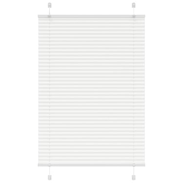 Vidaxl plissé rolgordijn 90x150 cm stofbreedte 89,4 cm polyester wit