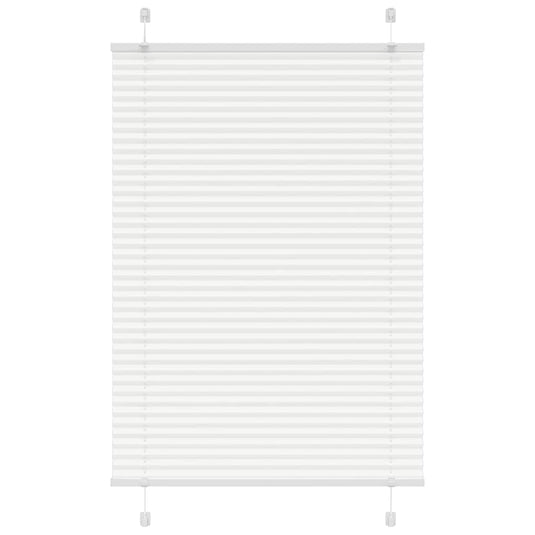 Vidaxl plissé rolgordijn 95x150 cm stofbreedte 94,4 cm polyester wit