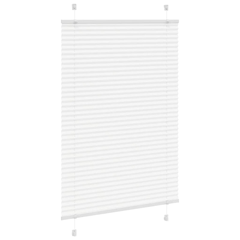 Load image into Gallery viewer, Vidaxl plissé rolgordijn 100x150 cm stofbreedte 99,4cm polyester wit
