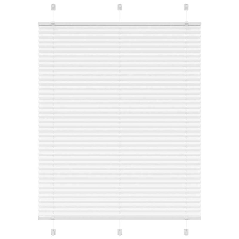 Load image into Gallery viewer, Vidaxl plissé rolgordijn 105x150 cm stofbreedte 104,4cm polyester wit
