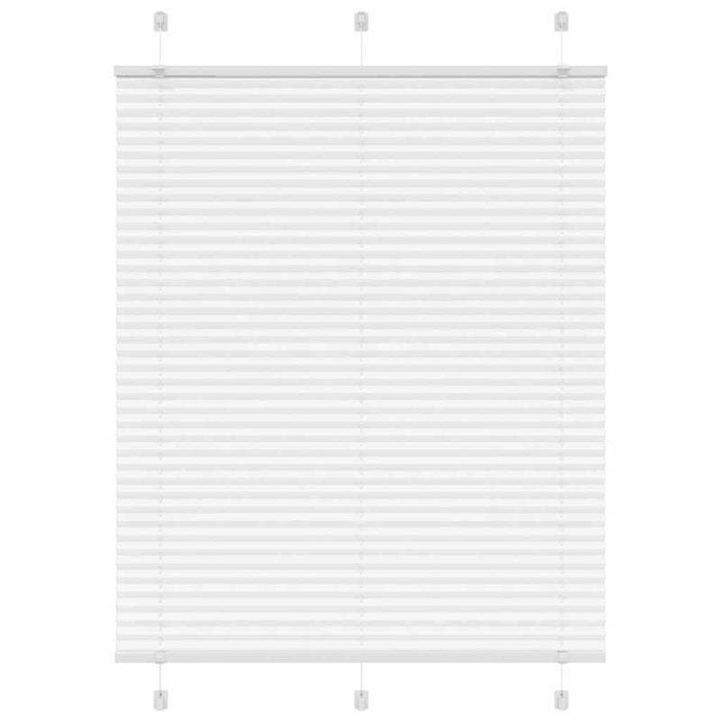 Load image into Gallery viewer, Vidaxl plissé rolgordijn 110x150 cm stofbreedte 109,4cm polyester wit

