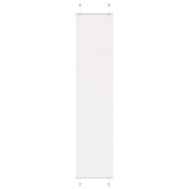 Vidaxl plissé rolgordijn 40x200 cm stofbreedte 39,4 cm polyester wit