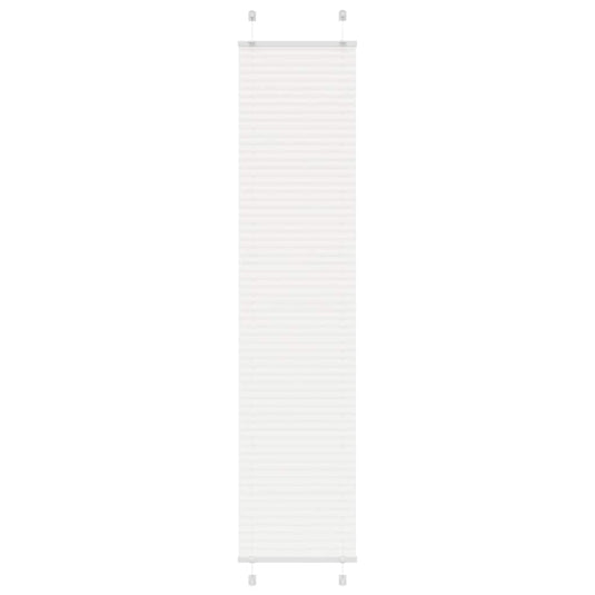 Vidaxl plissé rolgordijn 40x200 cm stofbreedte 39,4 cm polyester wit