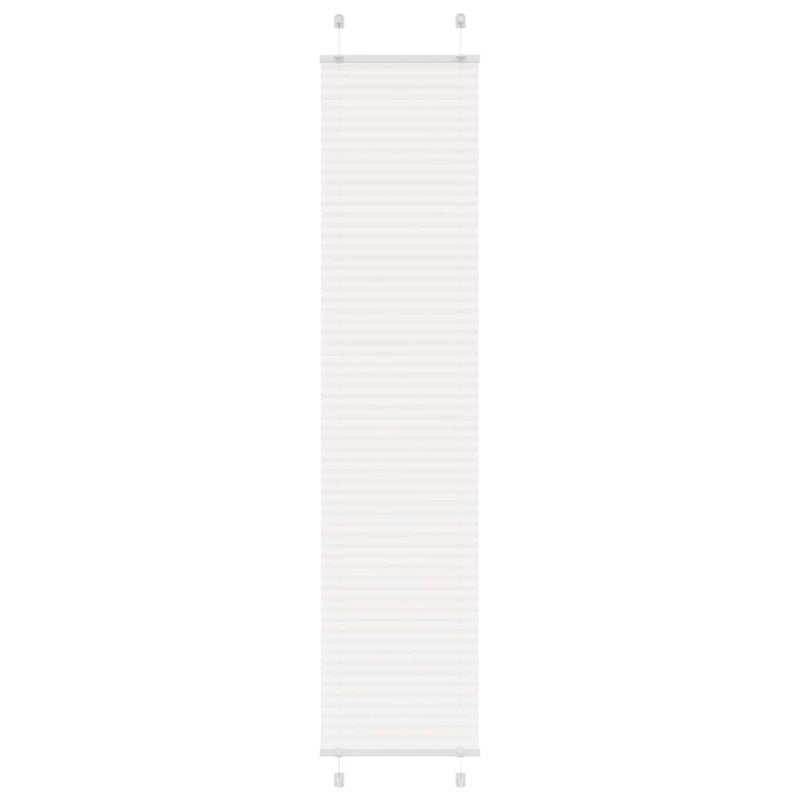 Load image into Gallery viewer, Vidaxl plissé rolgordijn 50x200 cm stofbreedte 49,4 cm polyester wit
