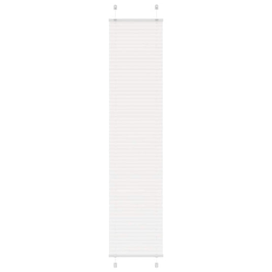 Vidaxl plissé rolgordijn 50x200 cm stofbreedte 49,4 cm polyester wit
