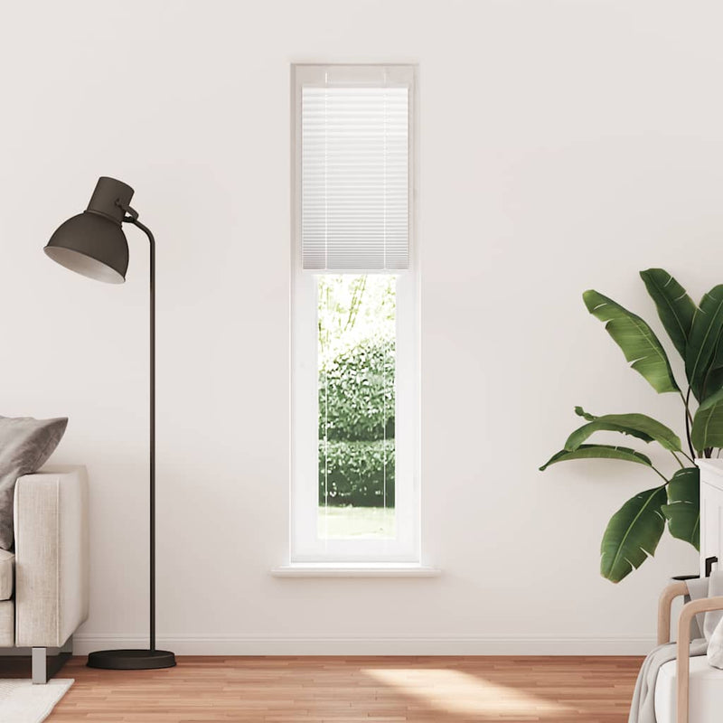 Load image into Gallery viewer, Vidaxl plissé rolgordijn 50x200 cm stofbreedte 49,4 cm polyester wit
