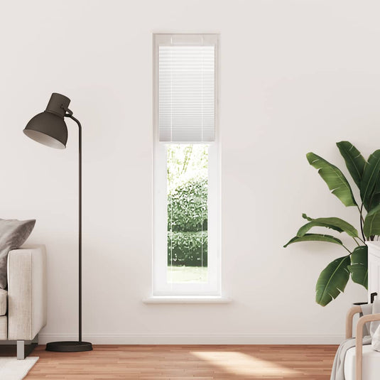 Vidaxl plissé rolgordijn 50x200 cm stofbreedte 49,4 cm polyester wit