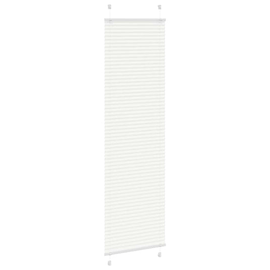 Vidaxl plissé rolgordijn 55x200 cm stofbreedte 54,4 cm polyester wit
