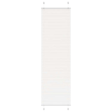 Vidaxl plissé rolgordijn 60x200 cm stofbreedte 59,4 cm polyester wit
