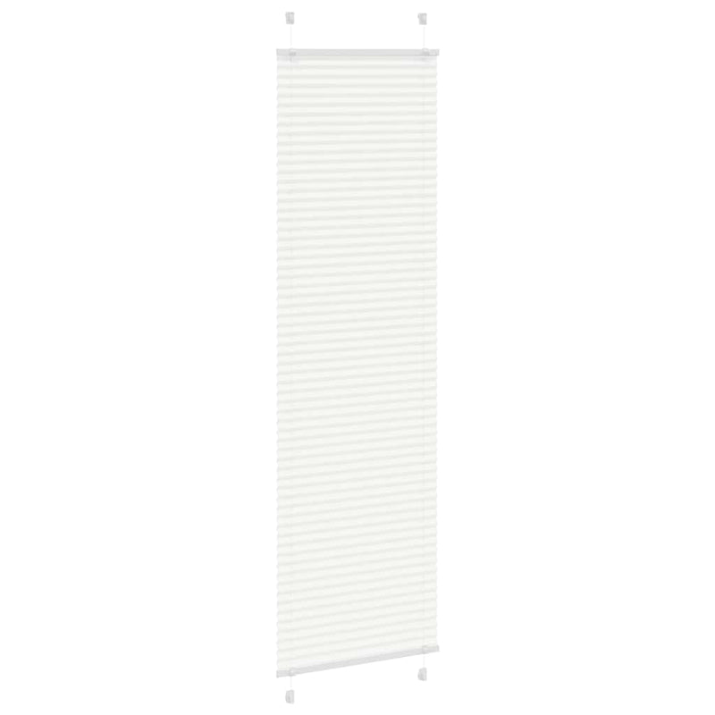 Load image into Gallery viewer, Vidaxl plissé rolgordijn 60x200 cm stofbreedte 59,4 cm polyester wit
