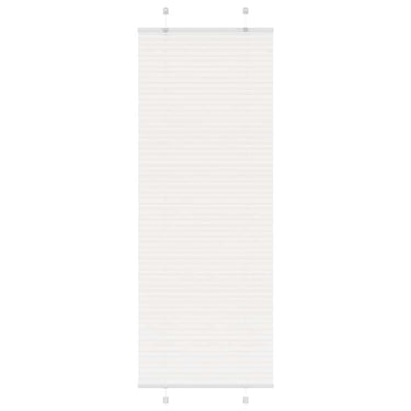 Vidaxl plissé rolgordijn 70x200 cm stofbreedte 69,4 cm polyester wit