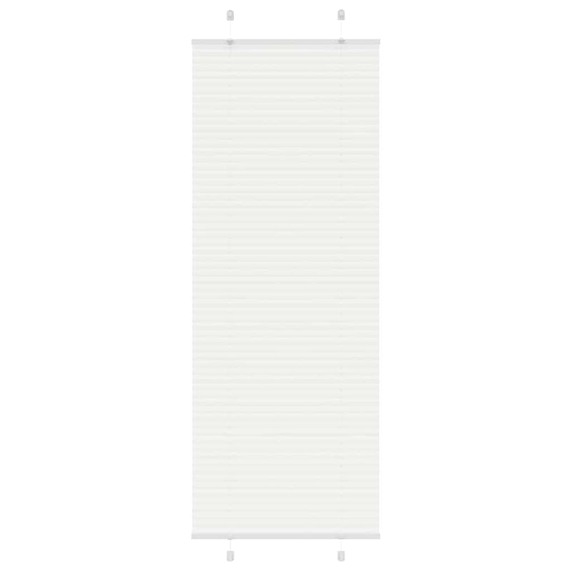Load image into Gallery viewer, Vidaxl plissé rolgordijn 80x200 cm stofbreedte 79,4 cm polyester wit
