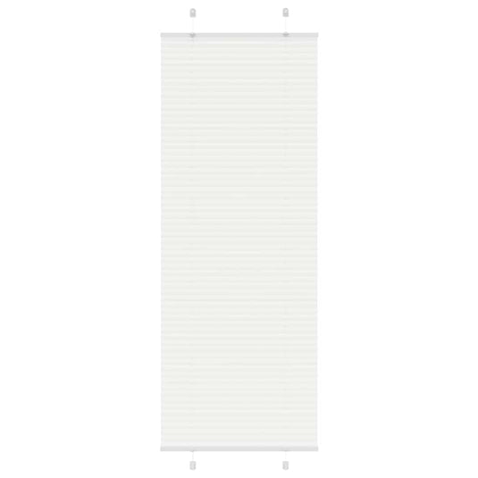 Vidaxl plissé rolgordijn 80x200 cm stofbreedte 79,4 cm polyester wit