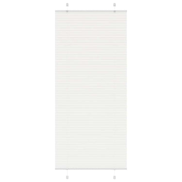 Vidaxl plissé rolgordijn 95x200 cm stofbreedte 94,4 cm polyester wit