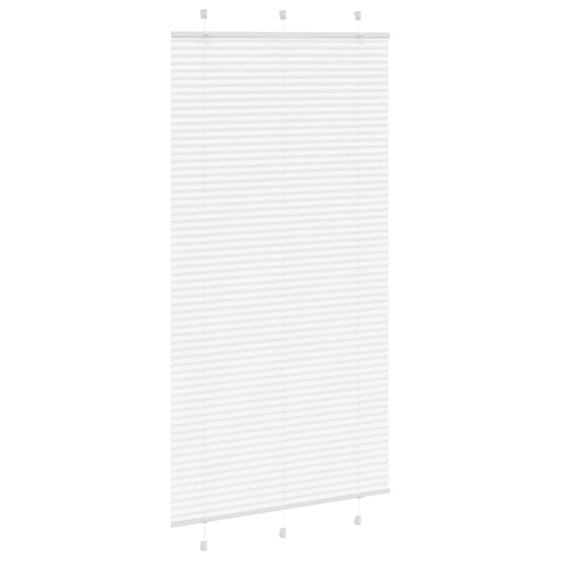 Load image into Gallery viewer, Vidaxl plissé rolgordijn 105x200 cm stofbreedte 104,4cm polyester wit
