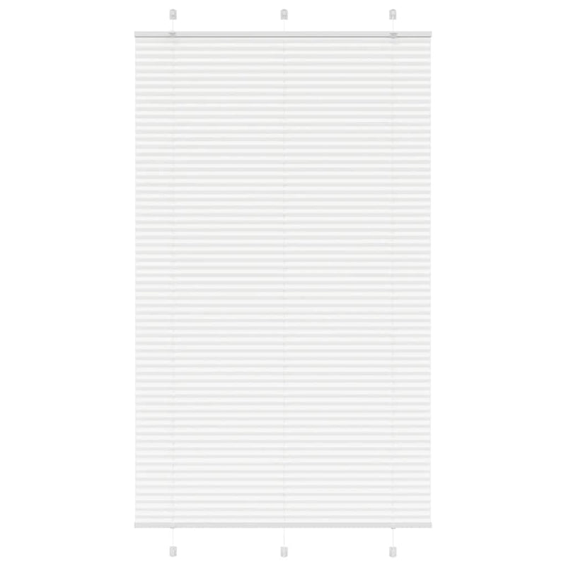 Load image into Gallery viewer, Vidaxl plissé rolgordijn 115x200 cm stofbreedte 114,4cm polyester wit
