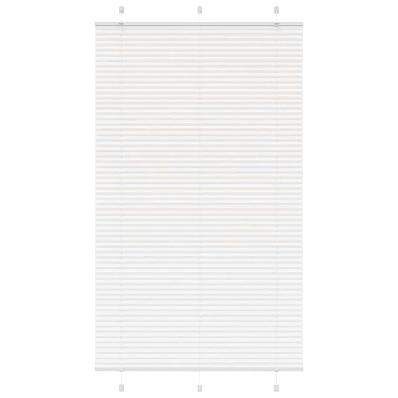 Load image into Gallery viewer, Vidaxl plissé rolgordijn 120x200 cm stofbreedte 119,4cm polyester wit
