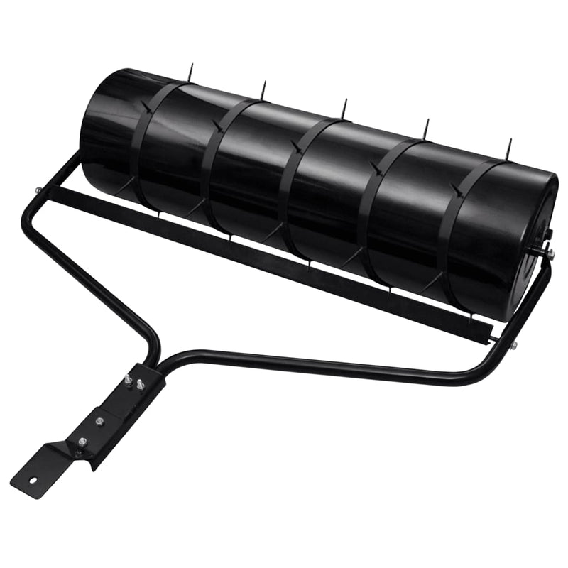 Load image into Gallery viewer, Vidaxl gazonroller trekbaar met beluchtingsklemmen 63 l ijzer zwart
