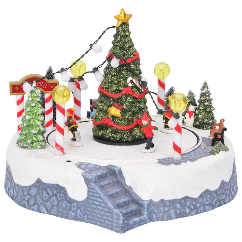 Load image into Gallery viewer, Vidaxl kerstdorp decoratie multikleur 22 x 21,5 x 17 cm kunststof
