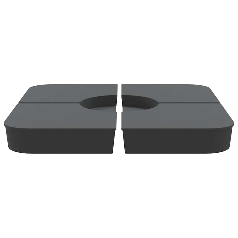 Load image into Gallery viewer, Vidaxl 4-delige set parasolvoeten voor kruisvoet parasol 100 kg pp
