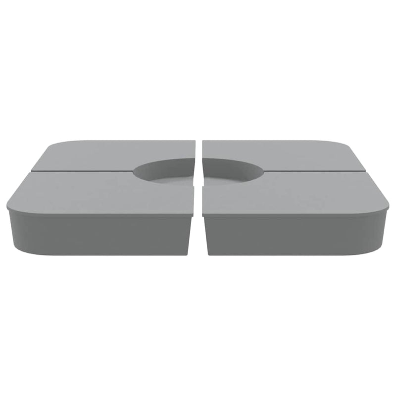 Load image into Gallery viewer, Vidaxl 4-delige set parasolvoeten voor kruisvoet parasol 100 kg pp
