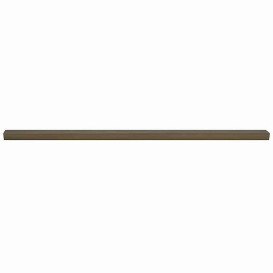 Vidaxl trapprofielen 30 pcs bruin 67 x 3 x 2 cm aluminium