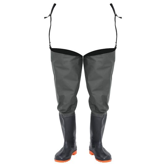 Vidaxl visserslaarzen maat 46 donkergroen