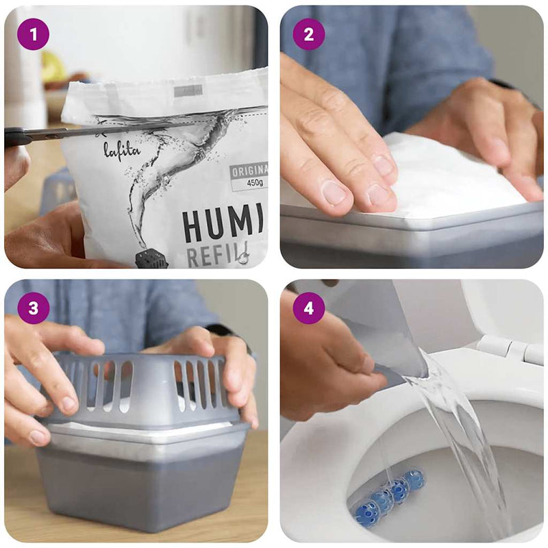 Load image into Gallery viewer, Vidaxl navullingen voor luchtontvochtiger 24 st 450 g
