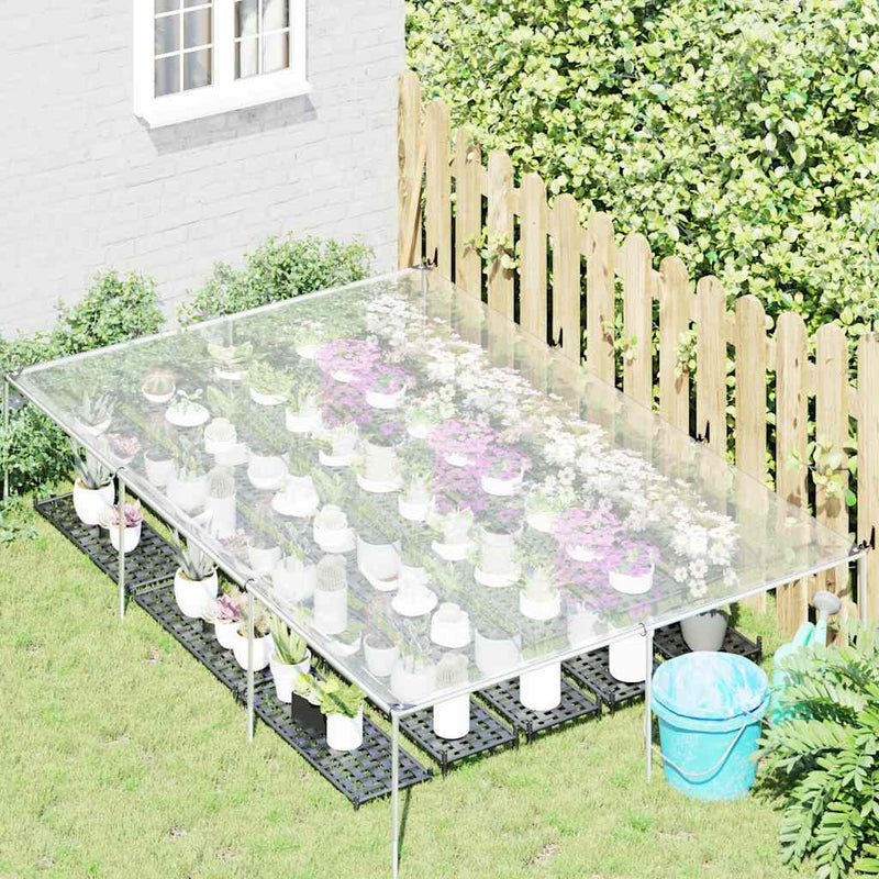 Load image into Gallery viewer, Vidaxl doorzichtig zeildoek met zeilringen 2x3 m polyethyleen
