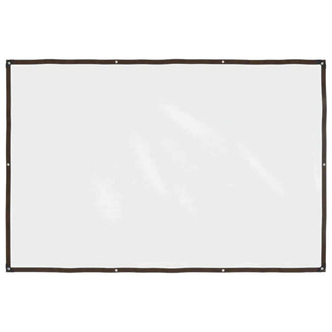 Vidaxl doorzichtig zeildoek met zeilringen 2x3 m polyethyleen