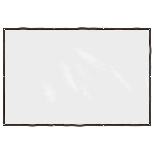 Vidaxl doorzichtig zeildoek met zeilringen 2x3 m polyethyleen