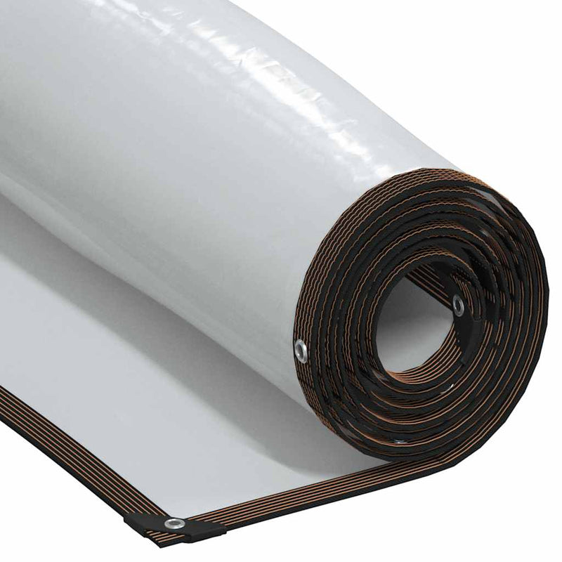 Load image into Gallery viewer, Vidaxl doorzichtig zeildoek met zeilringen 2x6 m polyethyleen
