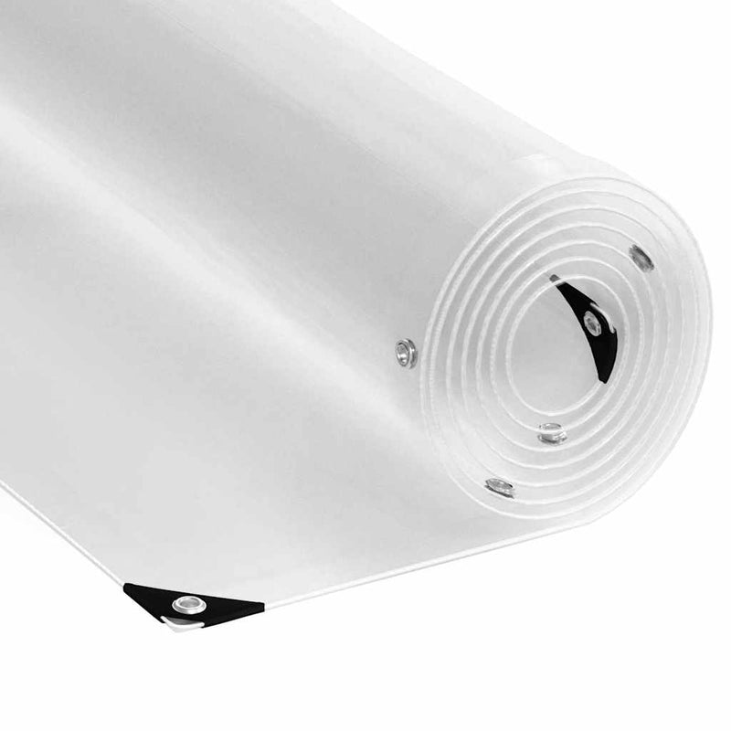Load image into Gallery viewer, Vidaxl doorzichtig zeildoek met zeilringen 2x10 m pvc
