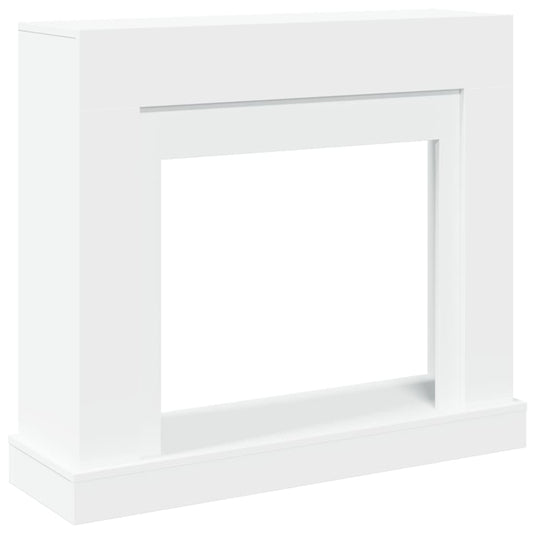 Vidaxl haardombouw 100x30x87,5 cm bewerkt hout wit
